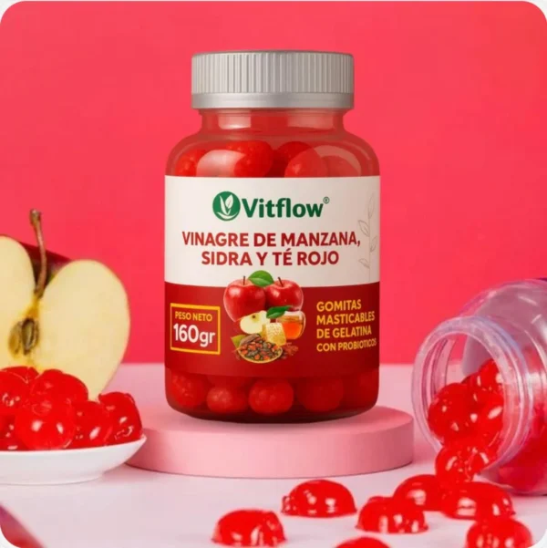 Vinagre de Manzana en Gomitas - Vitflow - Image 2
