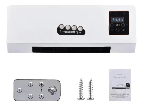 Aire Acondicionado de Pared Frío Calor 1800W con Control Remoto – Modelo VT-3303 - Image 3