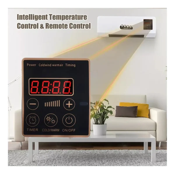 Aire Acondicionado de Pared Frío Calor 1800W con Control Remoto – Modelo VT-3303 - Image 4